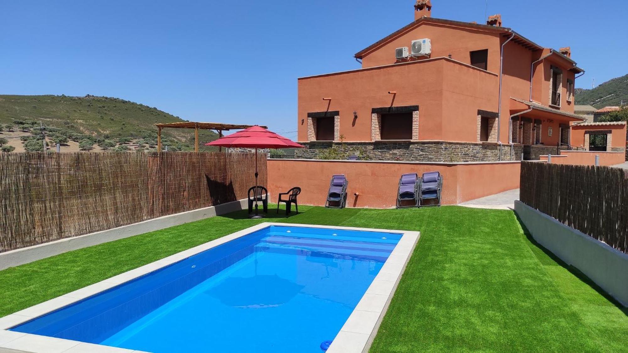Casa Rural La Colmena Del Geoparque Navatrasierra Buitenkant foto